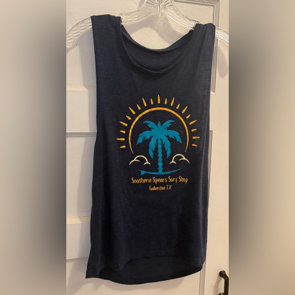Southern Spears Surf Shop Sleeveless Ladies Muscle Tank